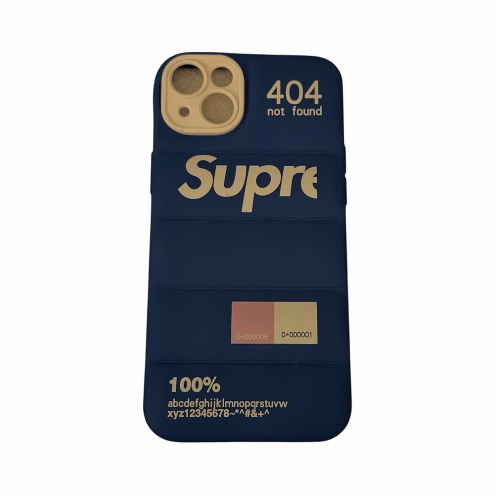 Supre 404 Not Found Puff Jacket iPhone 15 Plus